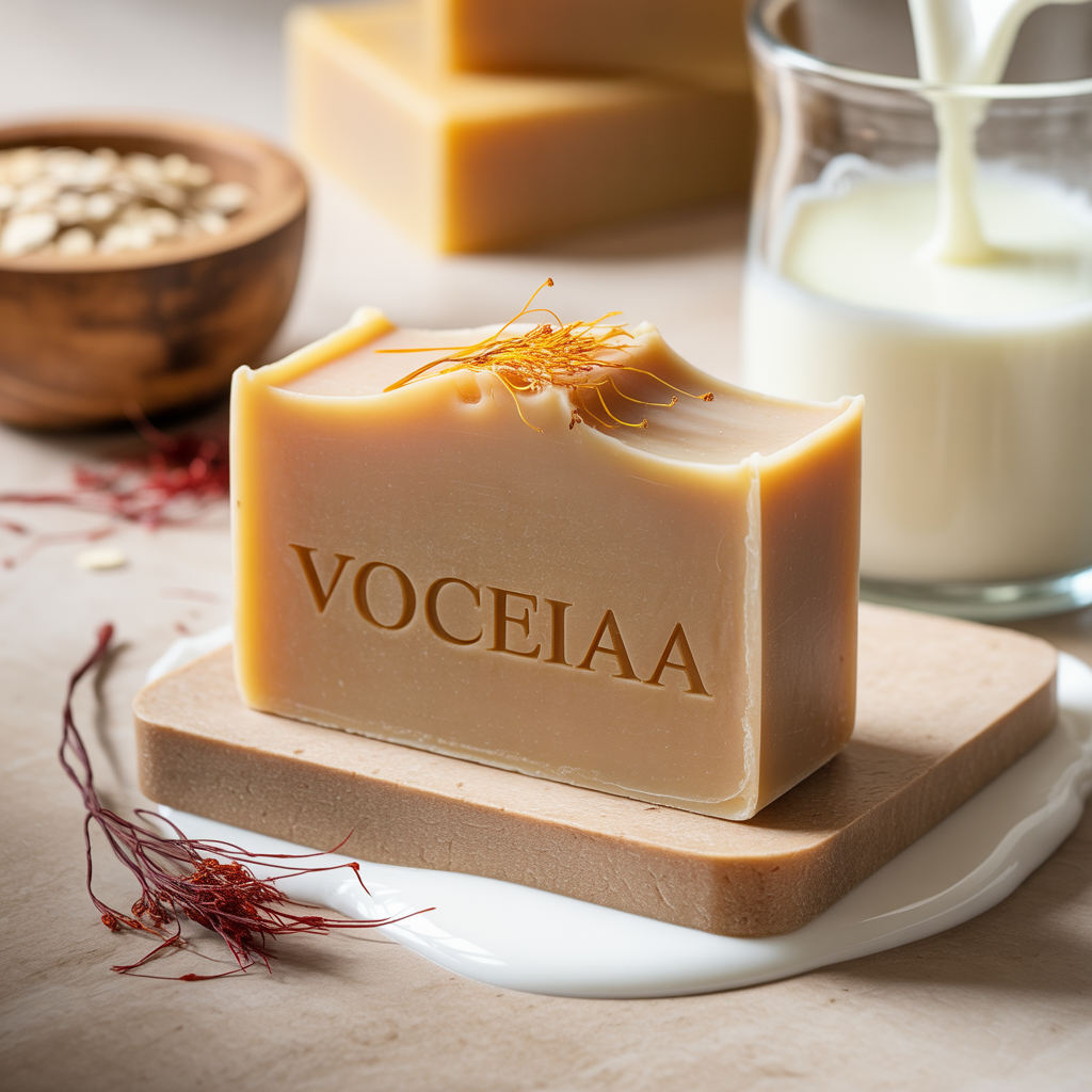 Kesar Milk Oats Soap